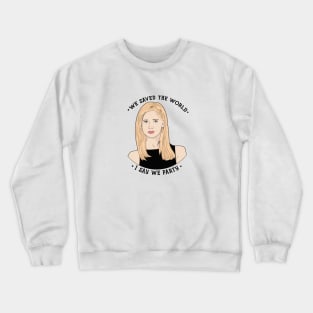 Buffy Summers Saved The World Crewneck Sweatshirt